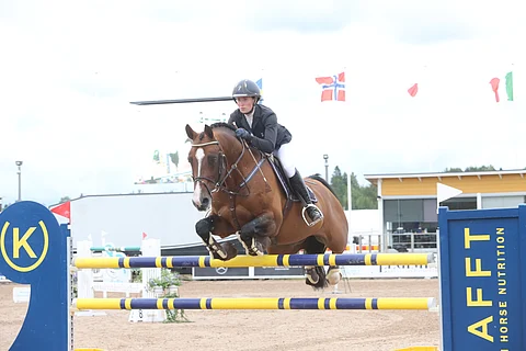 Granroth ja Leopoldo Ainon nations cupissa heinäkuussa.
