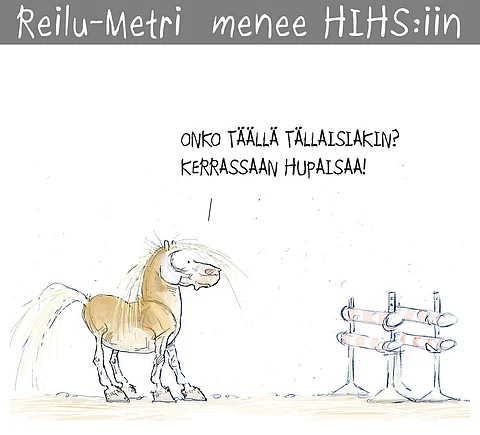Reilu-Metri sai taidenäyttelyn Horse Show´hun