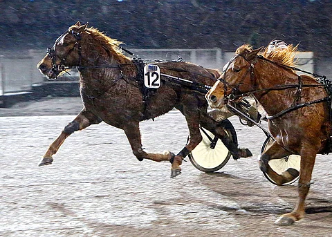 Puolimatkassa reissuun lähtenyt Karlo kiersi loppumatkan kolmatta rataa ilman vetoapua, mutta runnoi lisämetreistä välittämättä voittoon.