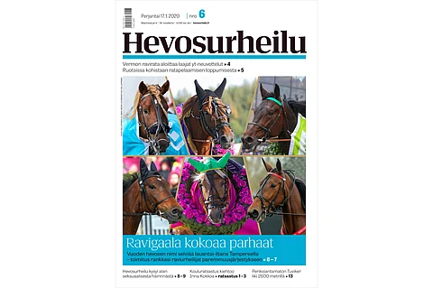 Vuoden hevonen selviää vasta Ravigaalassa. Hevosurheilu teki taustajoukoista omat varjovalintansa gaalan alla. Kannen kuva: Anu Leppänen
