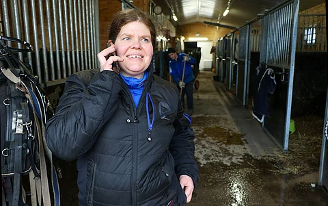 Ideavihjeen varmaa Dugarry Zetiä valmentaa Nina Pettersson-Perklén. Kuva: Anu Leppänen.