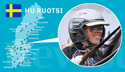 Vaalea ponihäntä selän päällä keikkuen Emilia Leo on kohonnut nopeasti Ruotsin parhaisiin nuoriin taktisiin ajajiin.