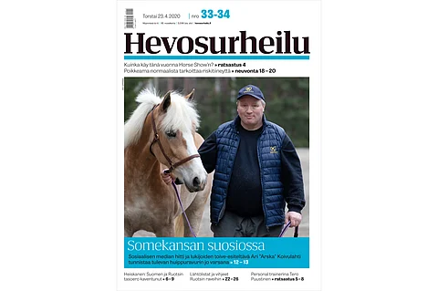 Suomenhevoset, kuten 3-vuotias Somira Rok, ovat lähellä Ari "Arska" Koivulahden sydäntä. Kannen kuva: Anu Leppänen