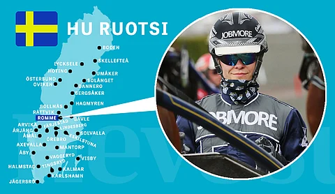 Vem är han? Oskar J Andersson. Kuva: Jarno Unkuri, grafiikka Anu Leppänen.