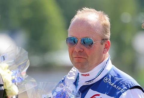 Petri Salmela sai iloita kaksoisvoitosta kotiradallaan. Kuva: Anu Leppänen