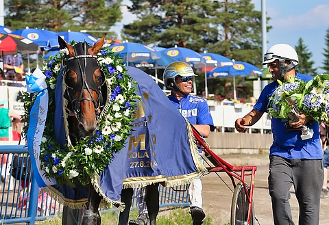 Kymi Grand Prixin sankari Vitruvio palaa Italiaan. Kuva: Anu Leppänen