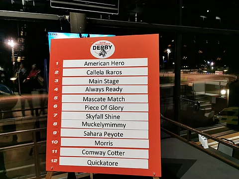 Derbyn lähtöradat valittiin karsintojen jälkeen.