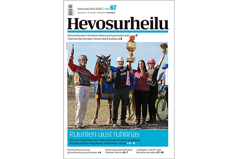 Pertturista tuli ruunaruhtinas vakuuttavilla esityksillä. Kannen kuva: Anu Leppänen