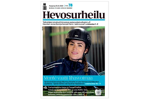 Martina Aitolehti innostui montésta. Kannen kuva: Leena Alérini.