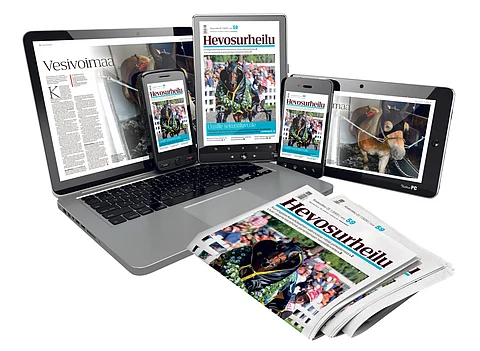 Koko Hevosurheilun digiarkisto vuodesta 1924 alkaen tulee tänä vuonna tilaajien saataville. Kuva: RL