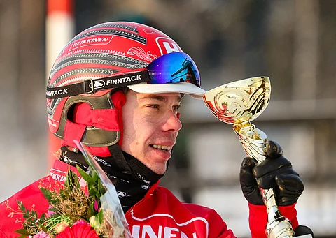 Urheilutoimittajat rankkasivat Raitalan jo toistamiseen raviurheilijakategorian ykköseksi. Kuva: Anu Leppänen