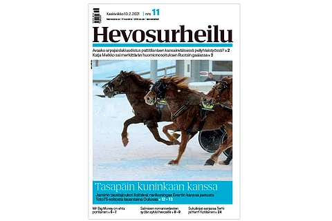 Kannen kuvassa tasapääjuoksuun Oulussa päätyneet Evartti ja Jamir. Kuva: Anu Leppänen.