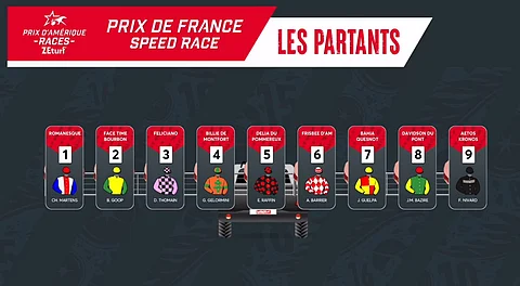 Prix de France 2021 osallistujat. Kuva: LeTrot Facebook