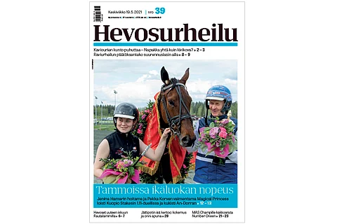 Magical Princess sädehti Kuopio Stakesin sankarittarina lauantaina. Kannen kuva: Anu Leppänen.