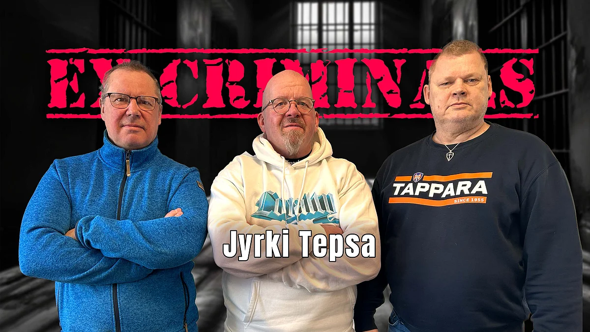 Ex-Criminals -podcastissa vieraana Jyrki Tepsa.