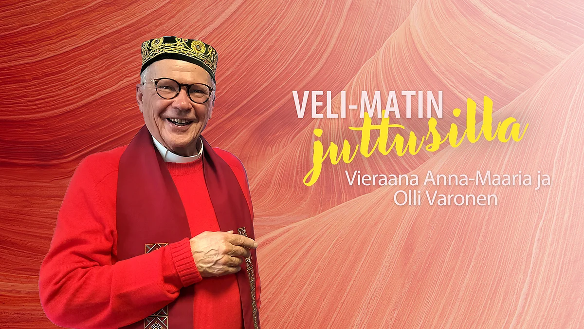 Veli-Matin juttusilla -podcastissa vieraina Anna-Maaria ja Olli Varonen.