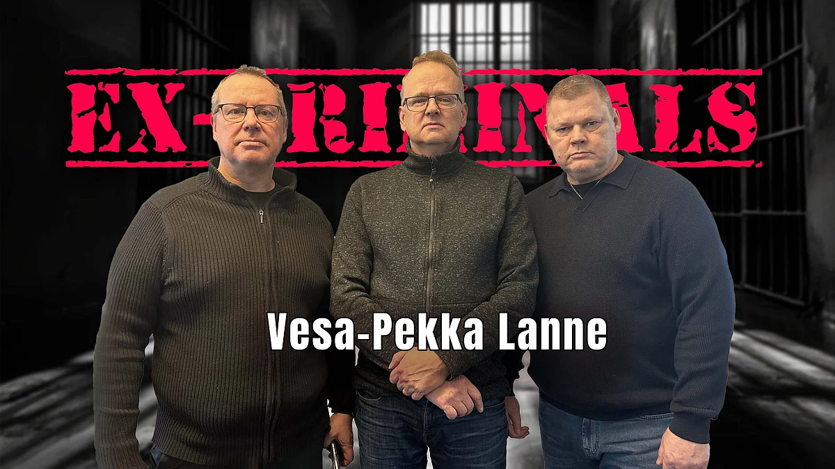 Ex-Criminals -podcastissa vieraana Vesa-Pekka Lanne.
