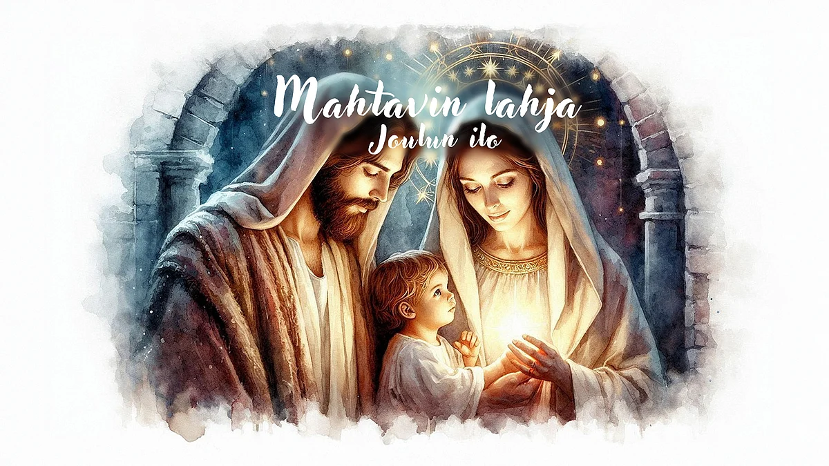 Mahtavin lahja -videosarjassa aiheena joulun ilo.