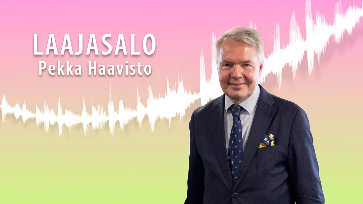 Laajasalo-podastissa vieraana Pekka Haavisto.