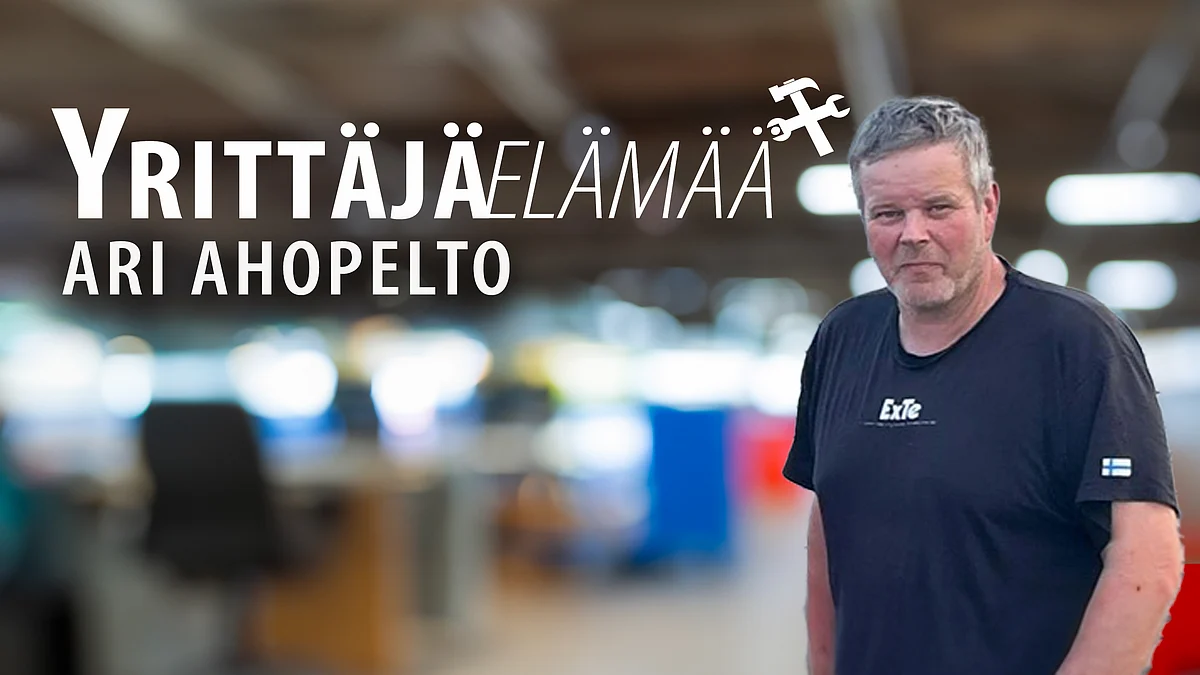 Yrittäjäelämää-podcastissa vieraana Ari Ahopelto.