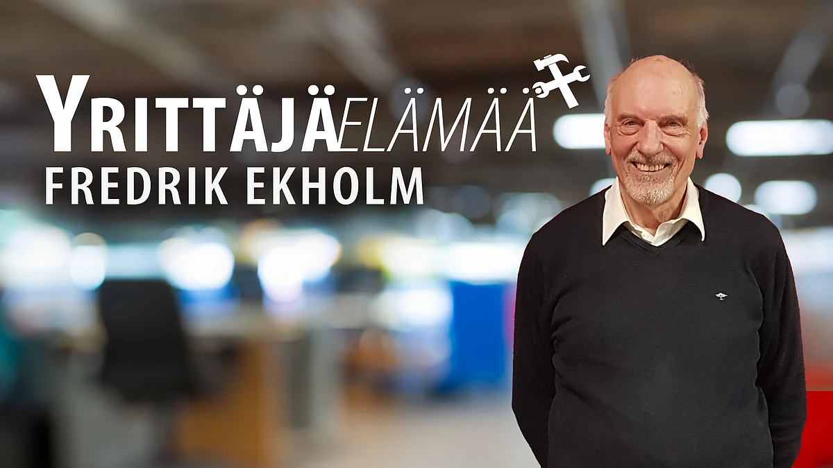 Yrittäjäelämää-podcastissa vieraana Fredrik Ekholm.