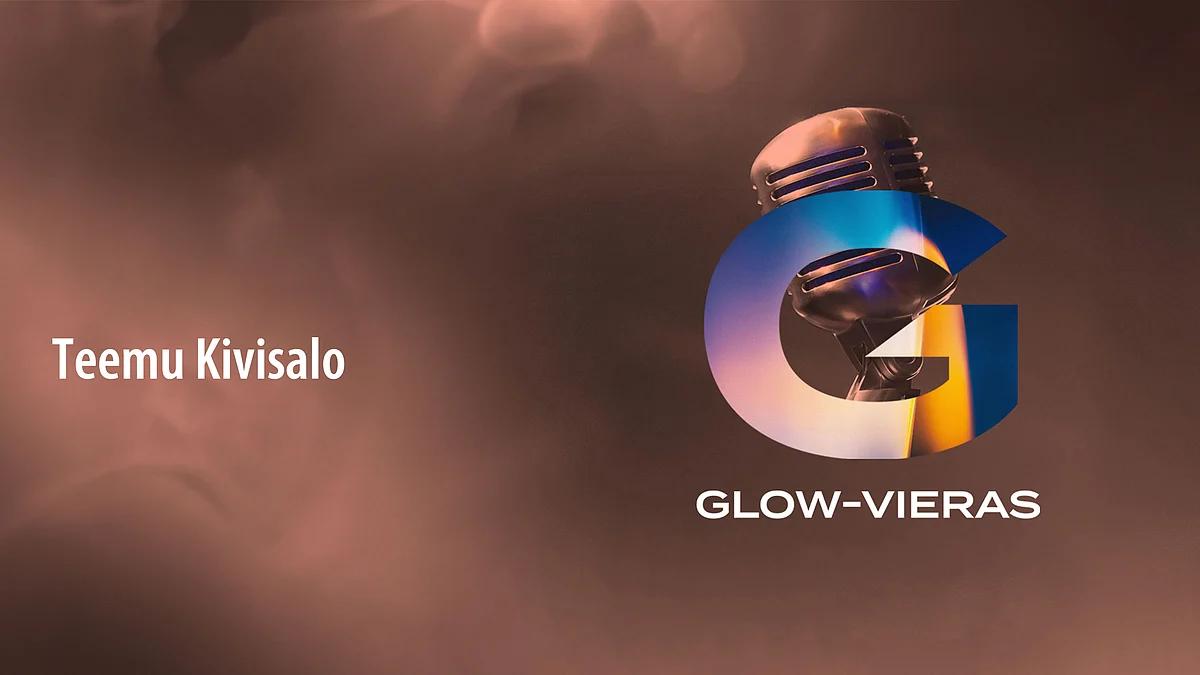 Glow-vieraana Teemu Kivisalo.