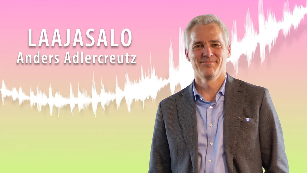 Laajasalo-podcastissa Anders Adlercreutz.