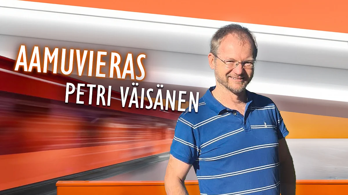 Aamuvieras-podcastissa vieraana on Petri Väisänen.