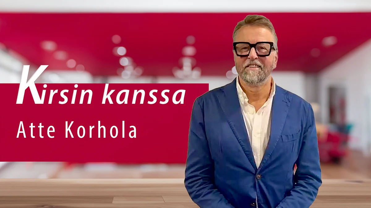 Kirsin kanssa Atte Korhola