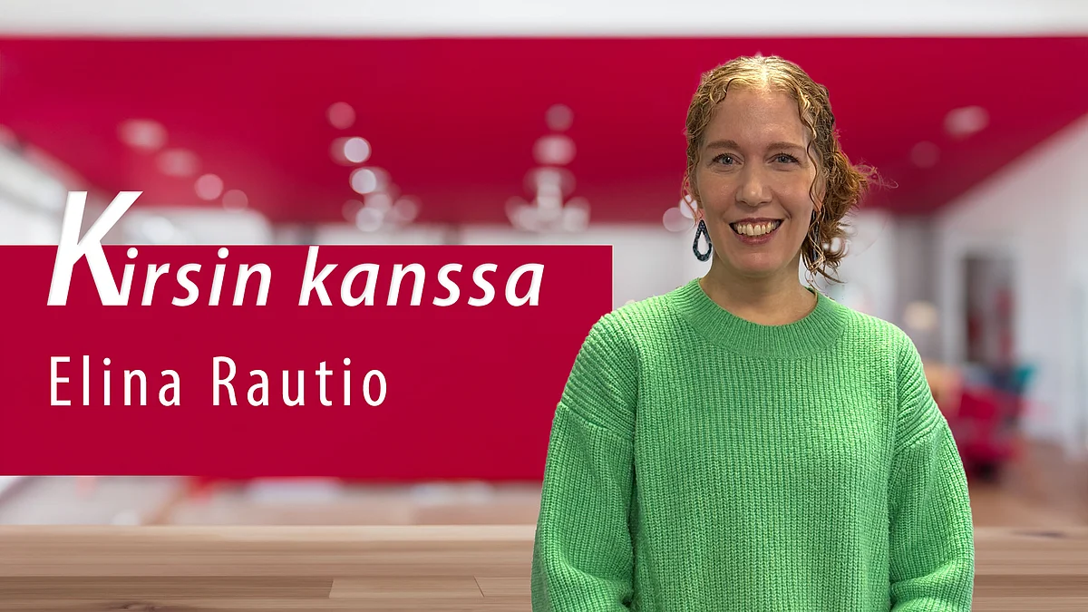 Kirsin kanssa Elina Rautio.