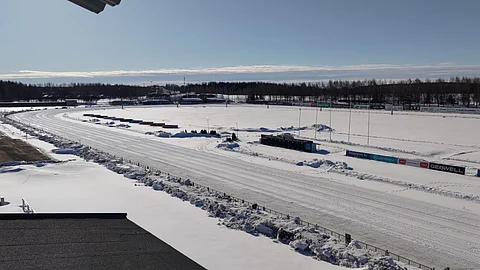 Tältä näytti Linnunlahdella torstaina.