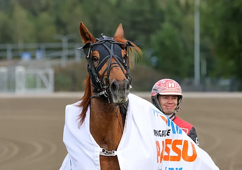 Viime vuosina Lakan Leijan ohjastuksesta usein vastannut Santtu Raitala jatkaa tamman rattailla myös Teivossa.