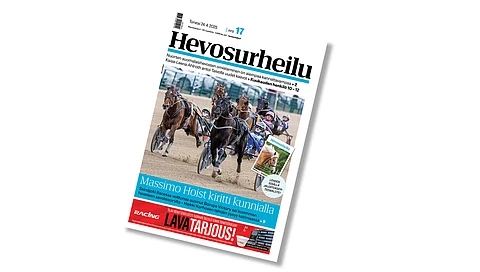Kannen kuvassa Seinäjoki Race -voittaja Borups Victory.