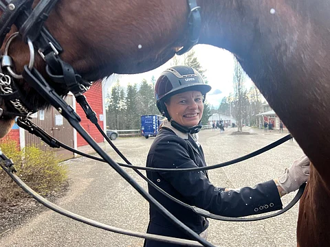 Anu Sironen voitti GP-luokan Ypäjällä perjantaina, mutta on ollut aivan hilkulla lopettaa kokonaan. 