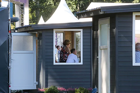 Tuomarikopissa. Maria "Mascha" Colliander kiertää isoja kansainvälisiä kisoja. 
