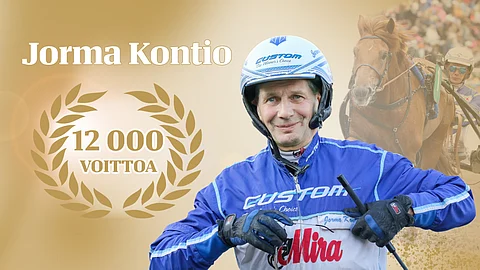 Jorma Kontio 12 000 voiton mies.