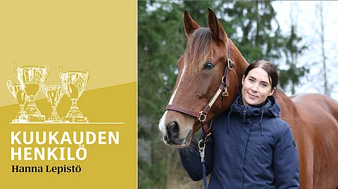 Hevosurheilun marraskuun Kuukauden henkilö on ravivalmentaja Hanna Lepistö.