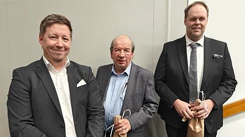 Jussi Tomperi, Heikki Kosonen ja Timo Korvenheimo 