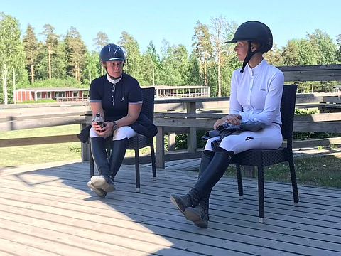 Sanna Backlund houkutteli Jasmin Ranta-ahoa lähtemään juhannuksen jälkeen Puolan kahden tähden kisoihin.